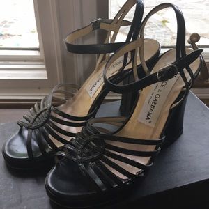 Dolce & Gabbana Chunky Heel Sandal